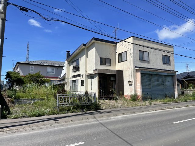 【新着物件のお知らせ】とん田西町239番　店舗付住宅　750万円が売出しになりました。